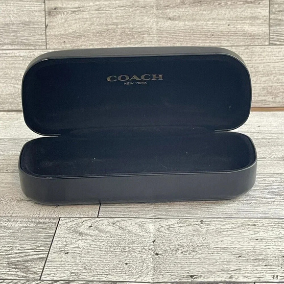 Coach Hard Clamshell Glasses Case, Black, Small - Picture 4 of 10